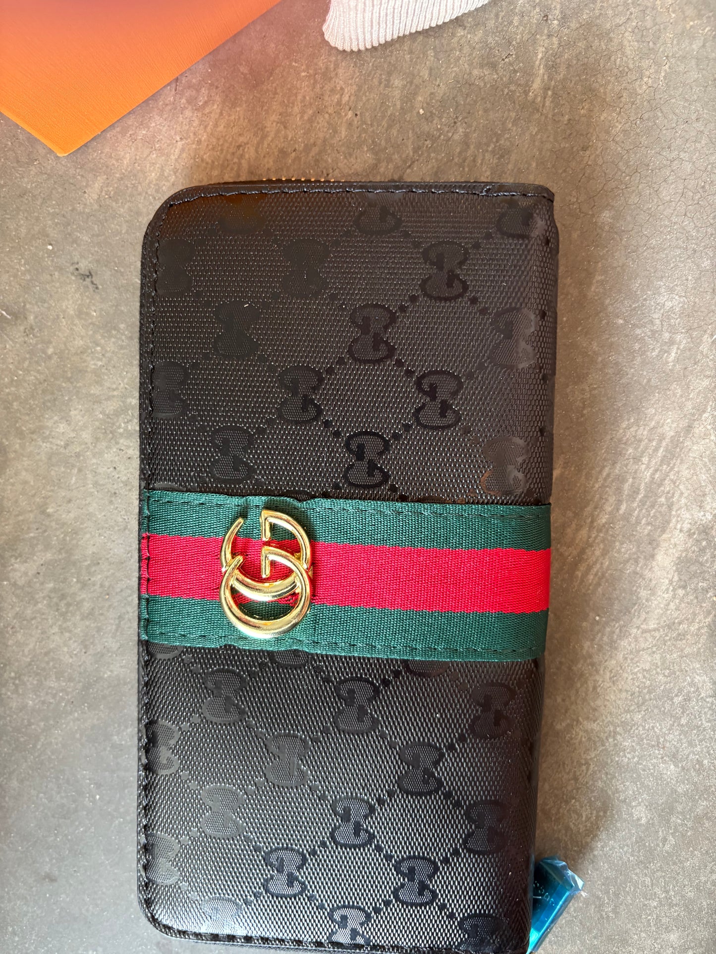 Gg zipper wallet