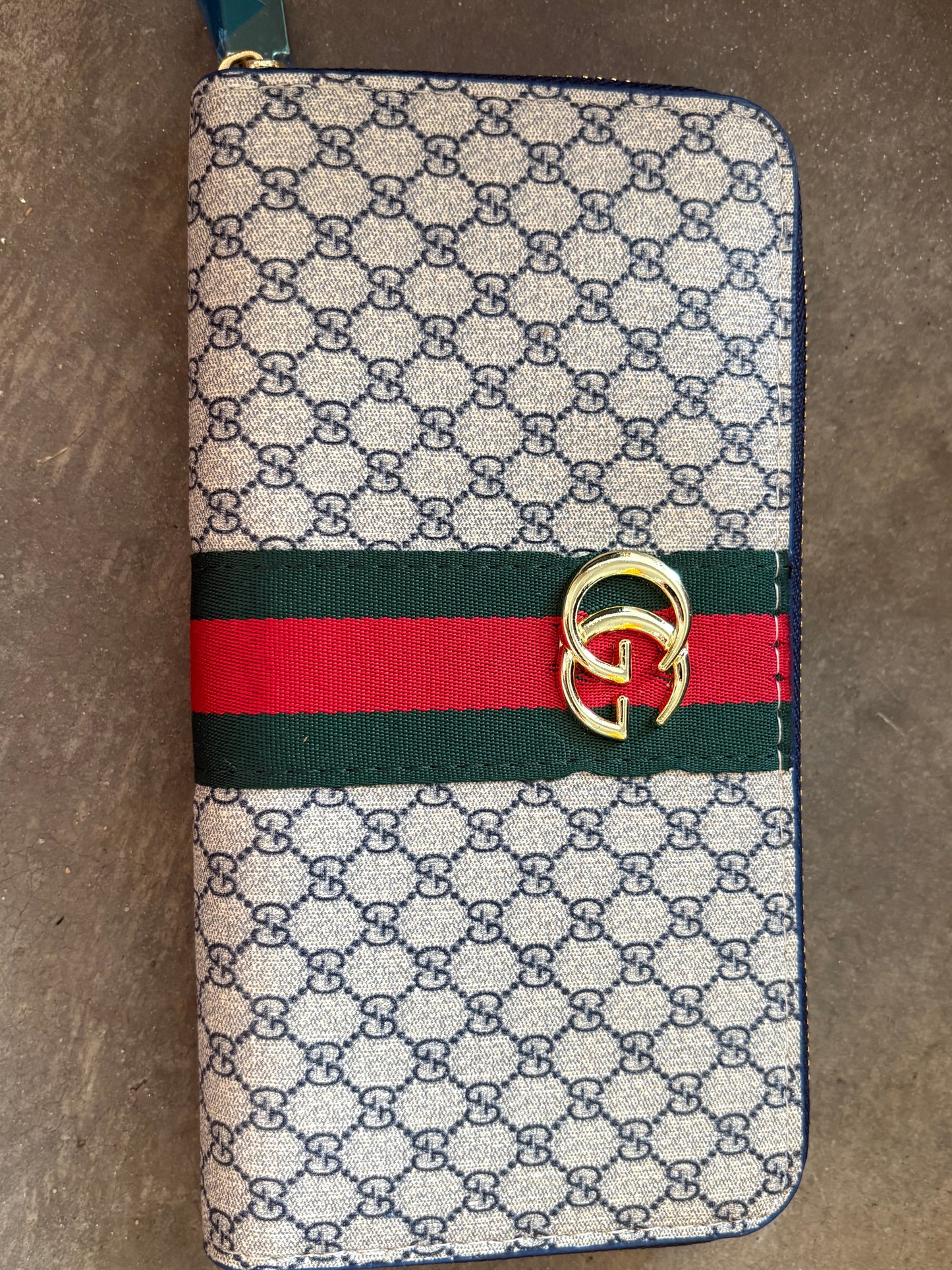 Gg zipper wallet