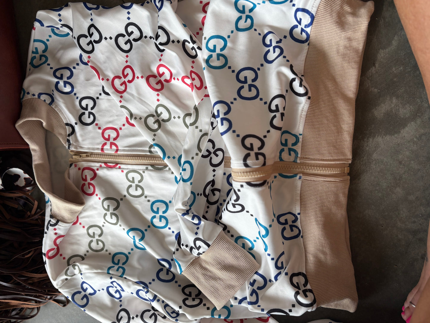 GG zip up jacket