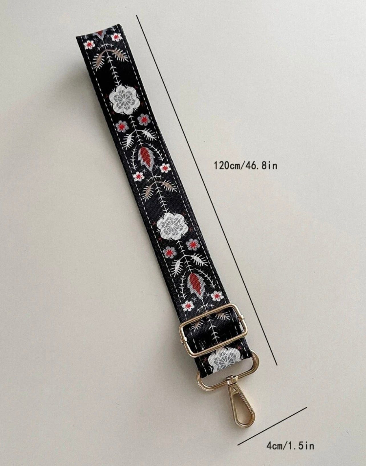 Floral custom strap