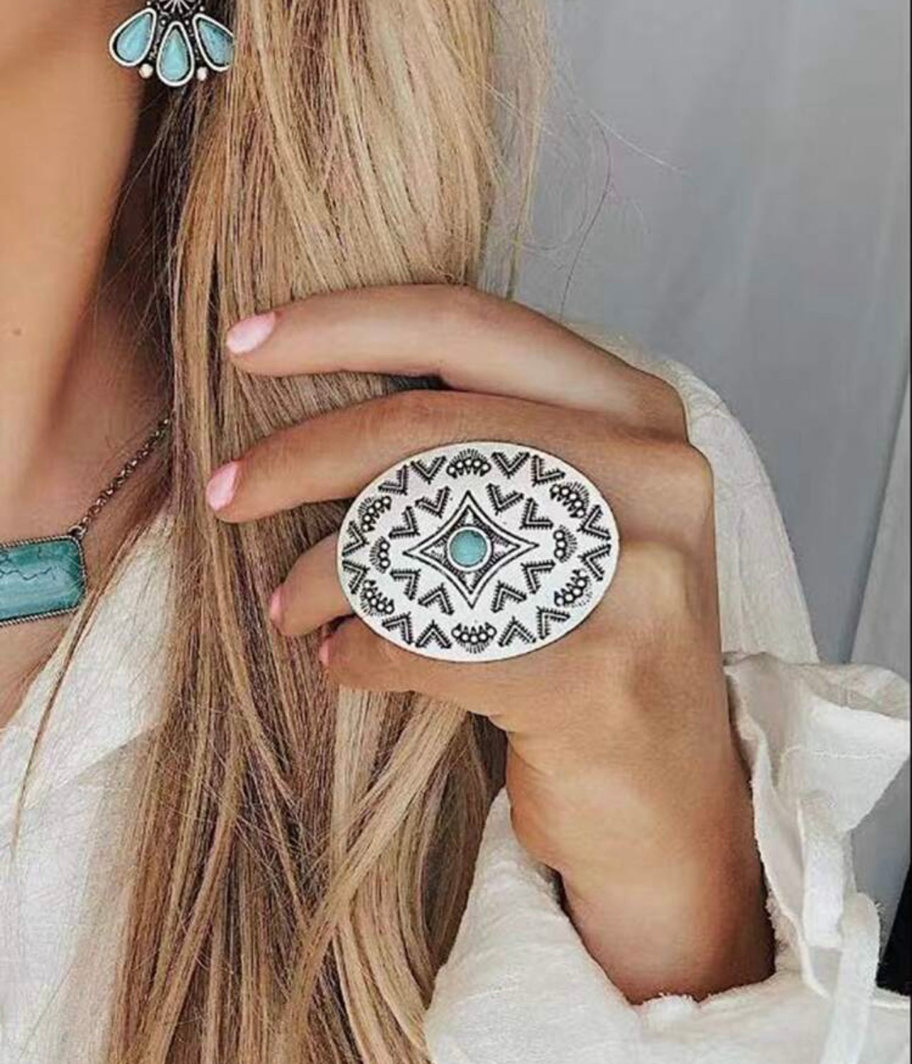 Large aztec ring