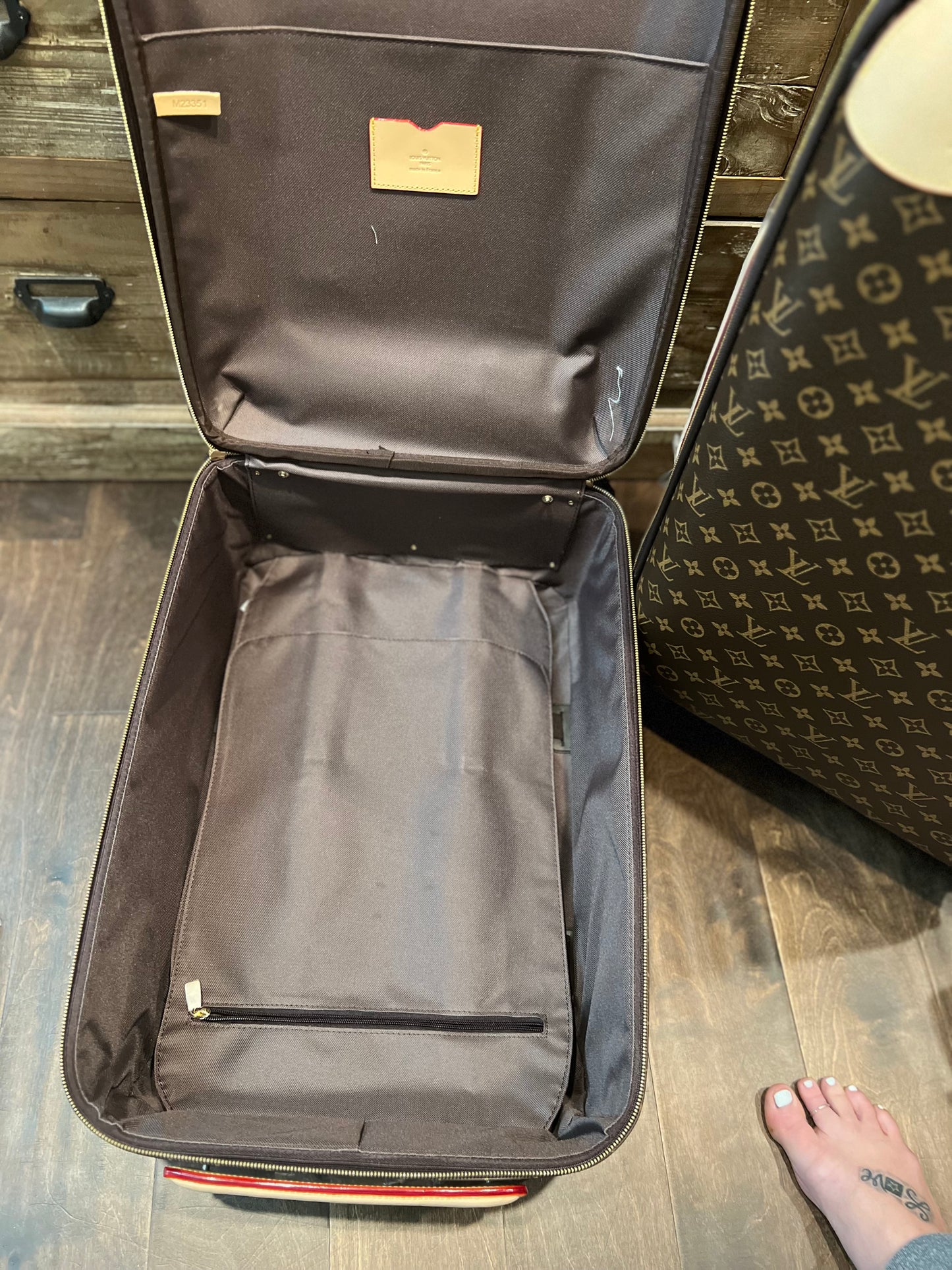 Luxury luggage on wheels