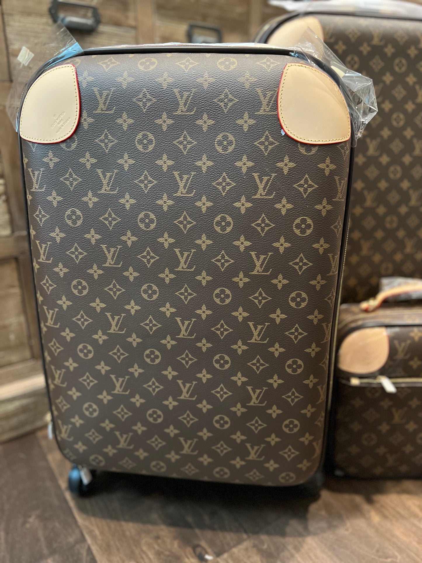 Luxury luggage on wheels