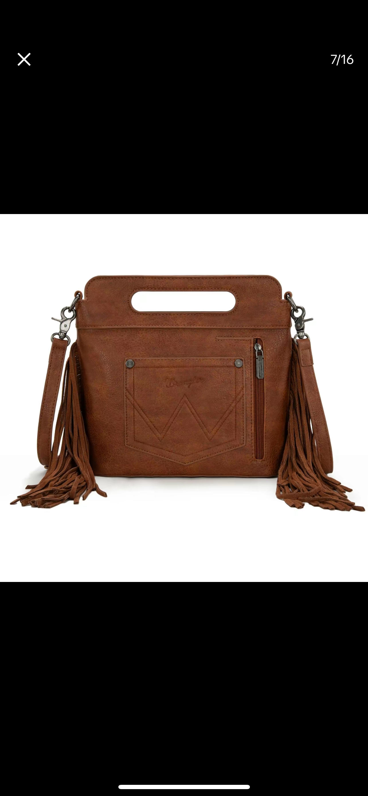 Wrangler fringe carry bag