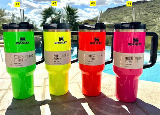 Neon thermal cups