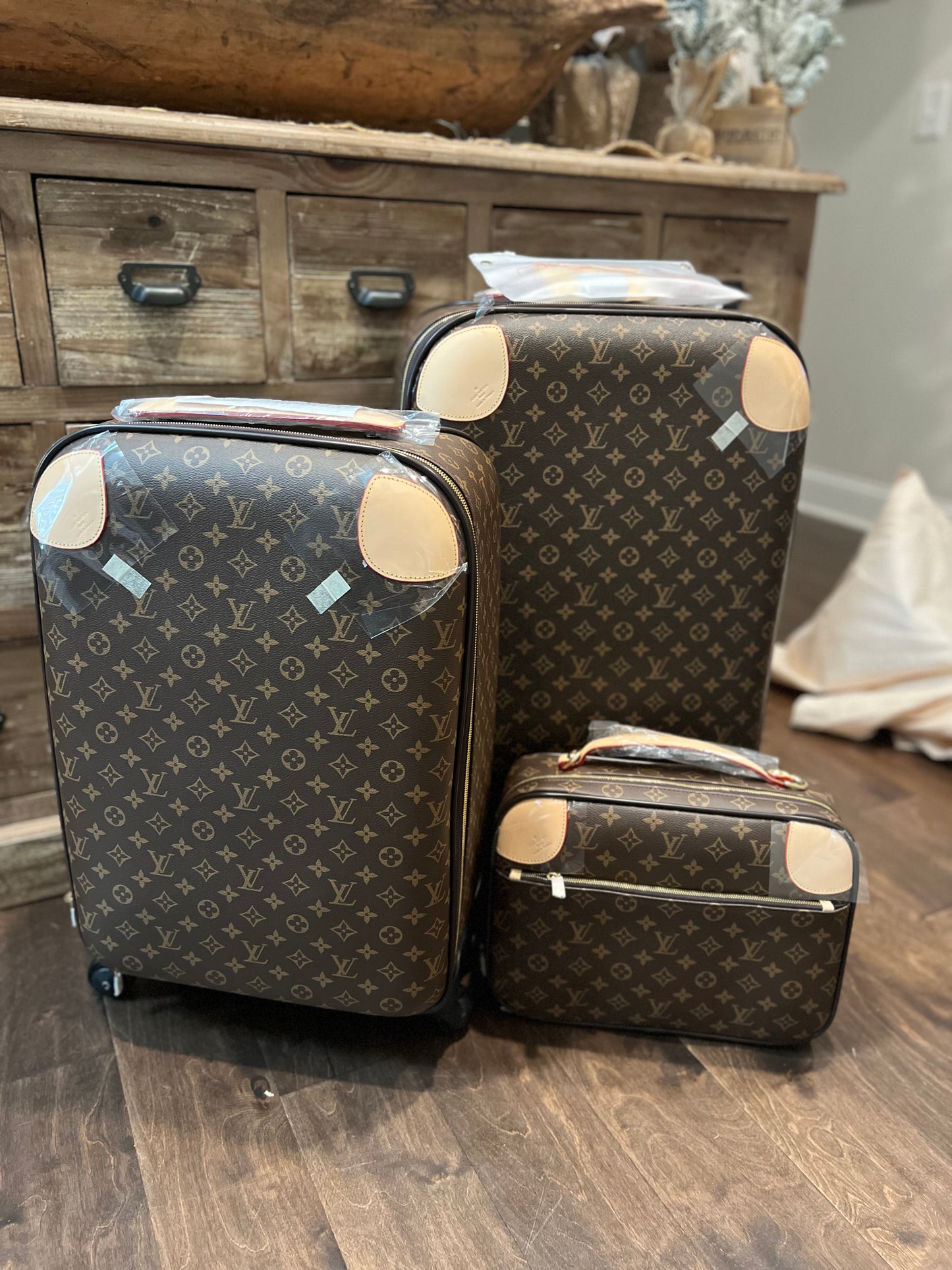 Luxury luggage on wheels