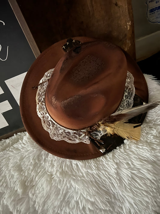 Custom LV cowgirl hat