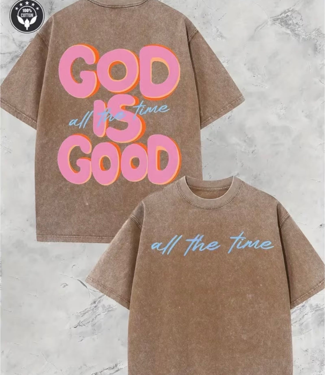 “God Is Good All the Time” Vintage Graphic Tee