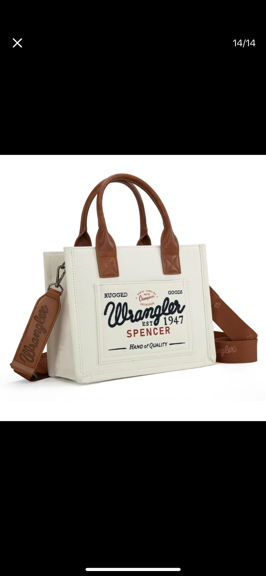 Wrangler canvas handbag