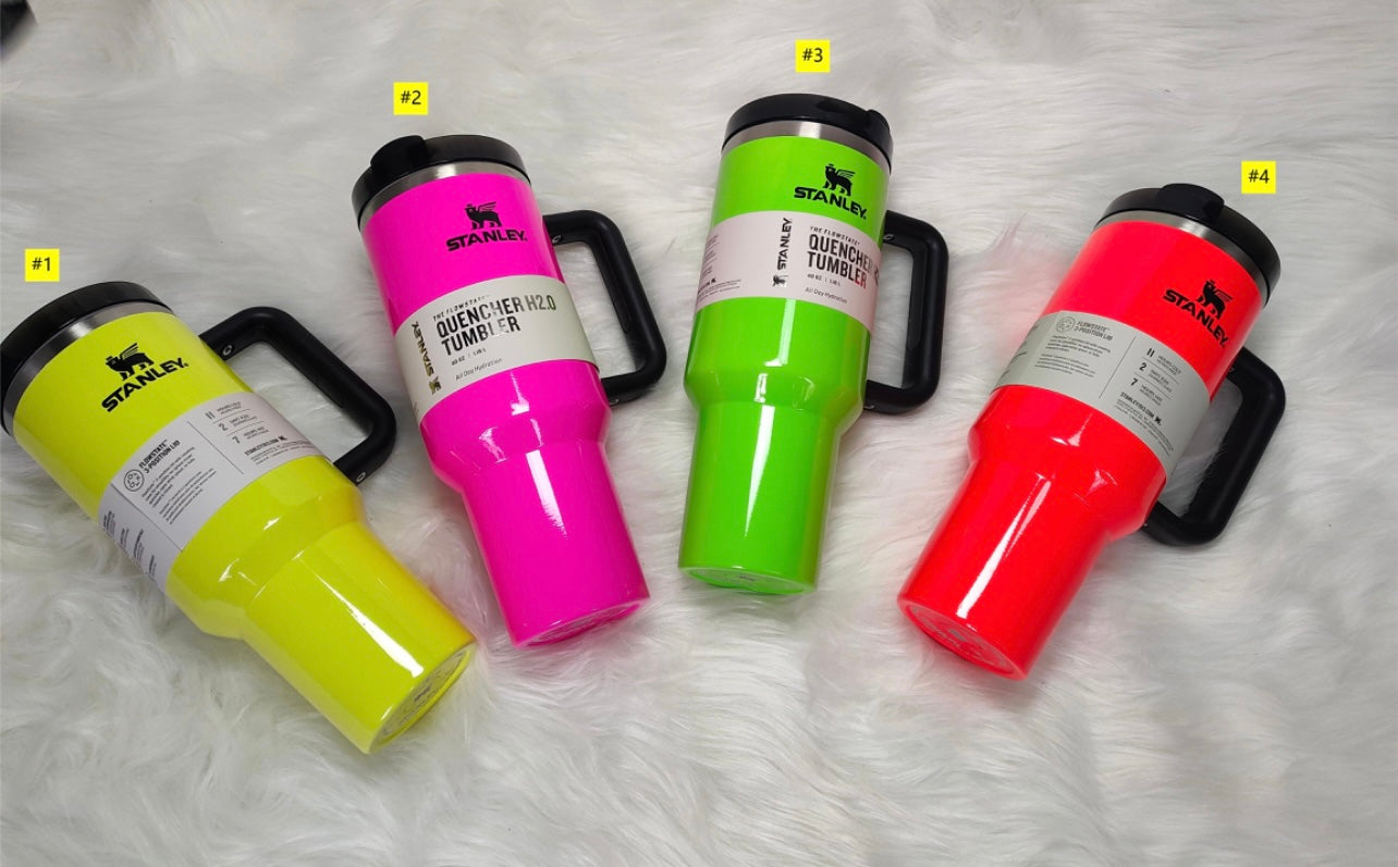 Neon thermal cups