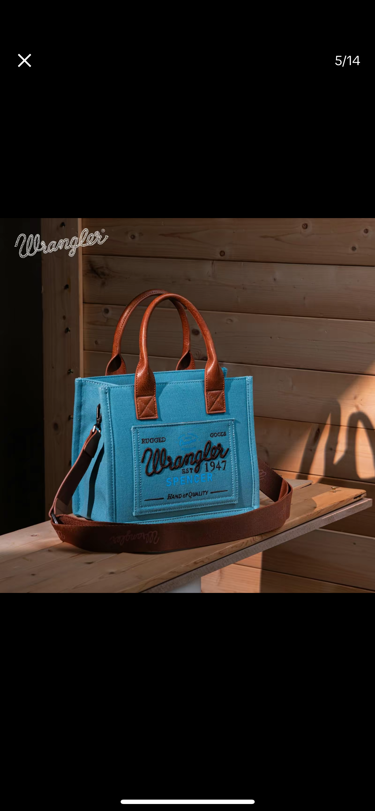 Wrangler canvas handbag