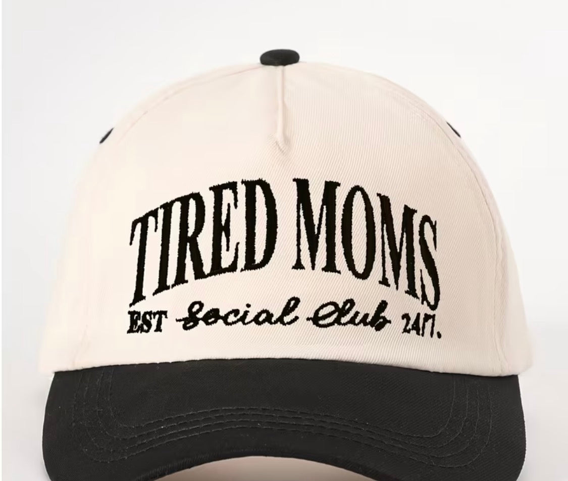 “Tired Moms” trucker hat
