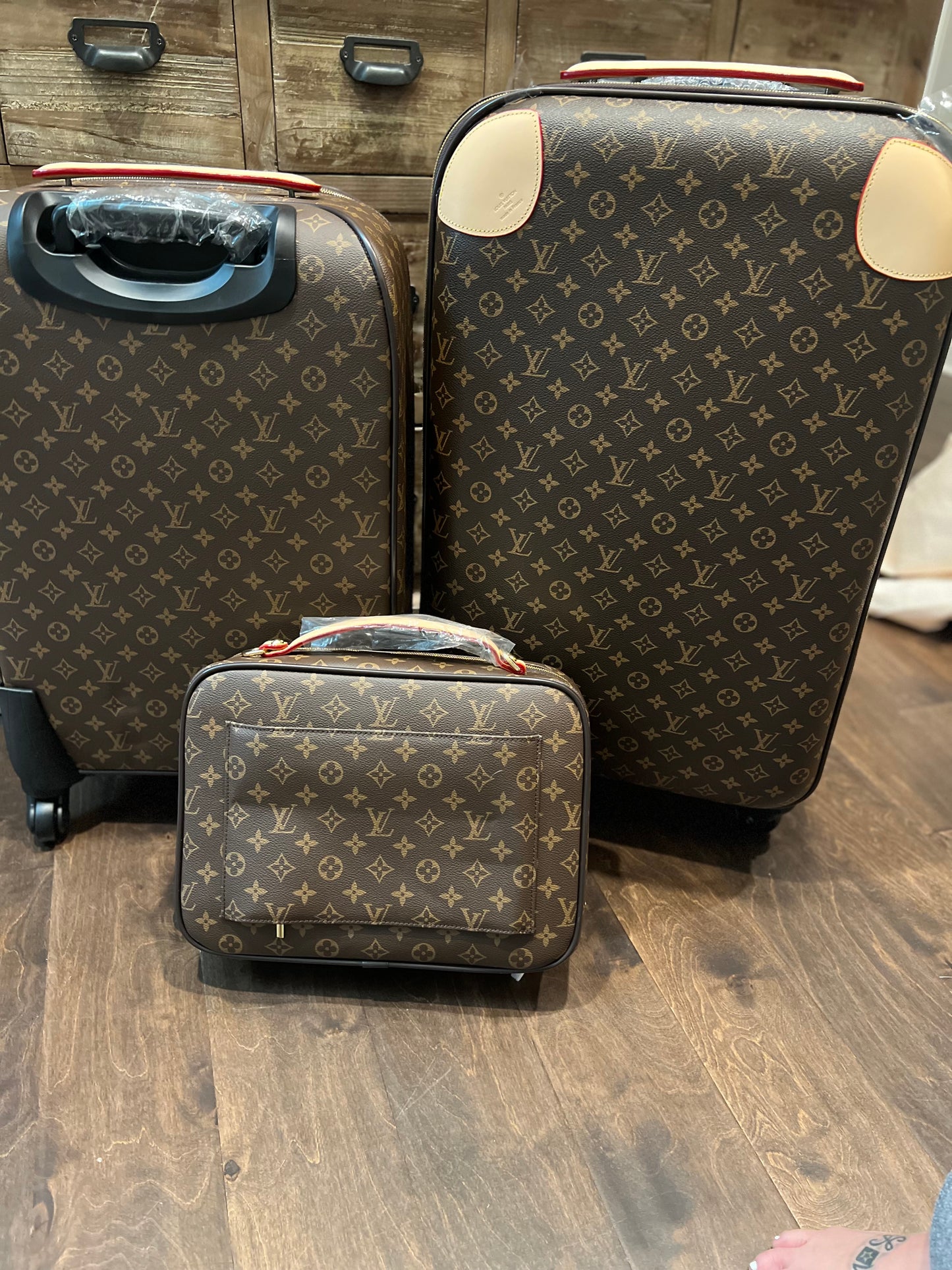 Luxury luggage on wheels