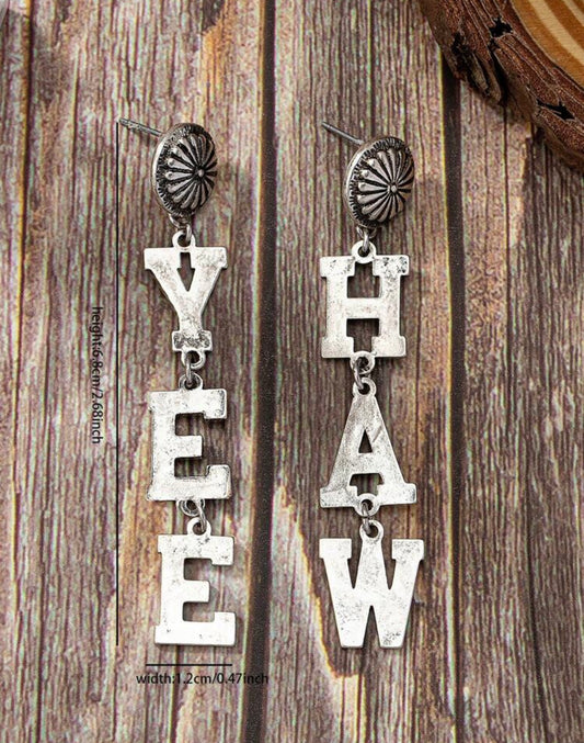 Yee-haw earrings My