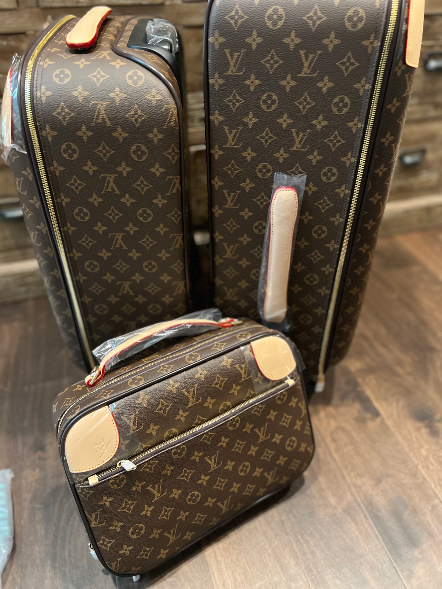 Luxury luggage on wheels