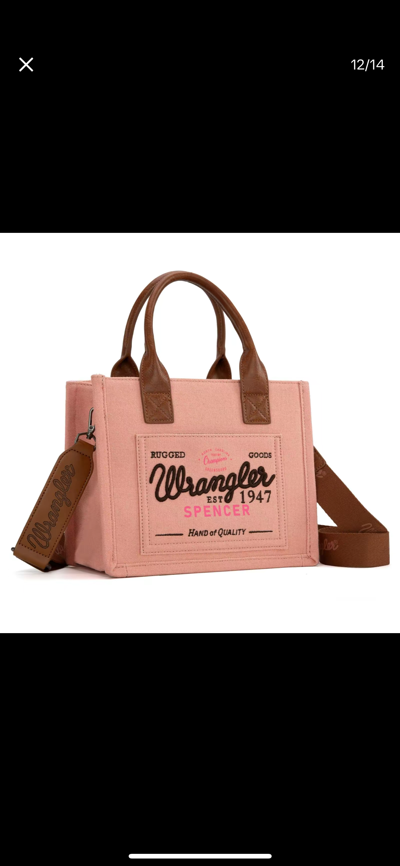 Wrangler canvas handbag