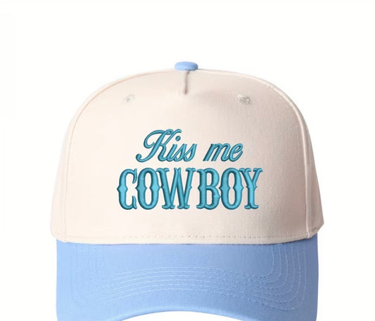 “Kiss me Cowboy” trucker hat