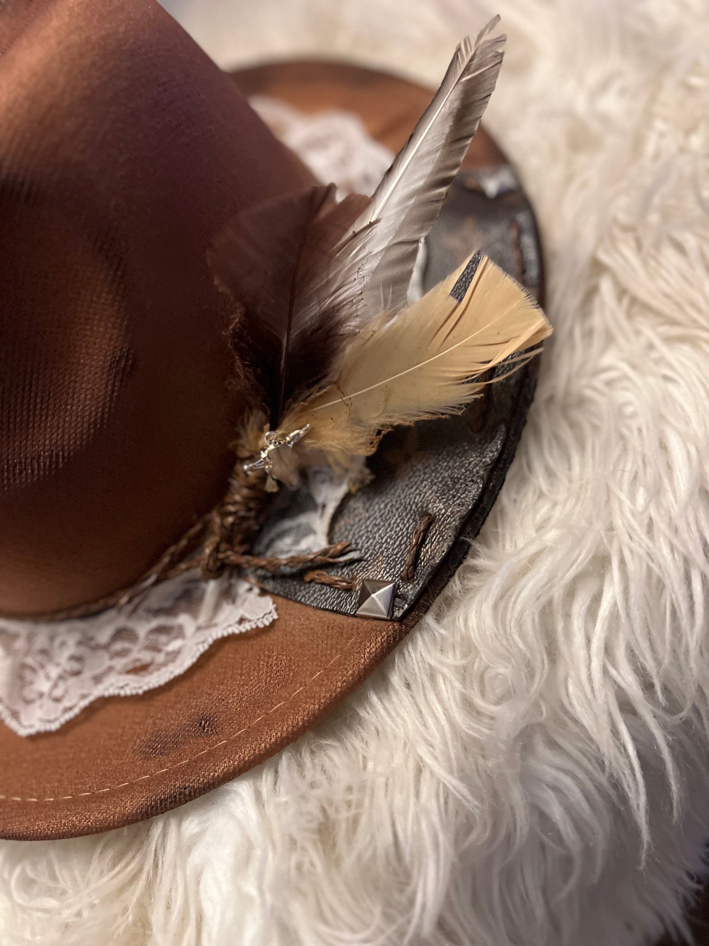 Custom LV cowgirl hat