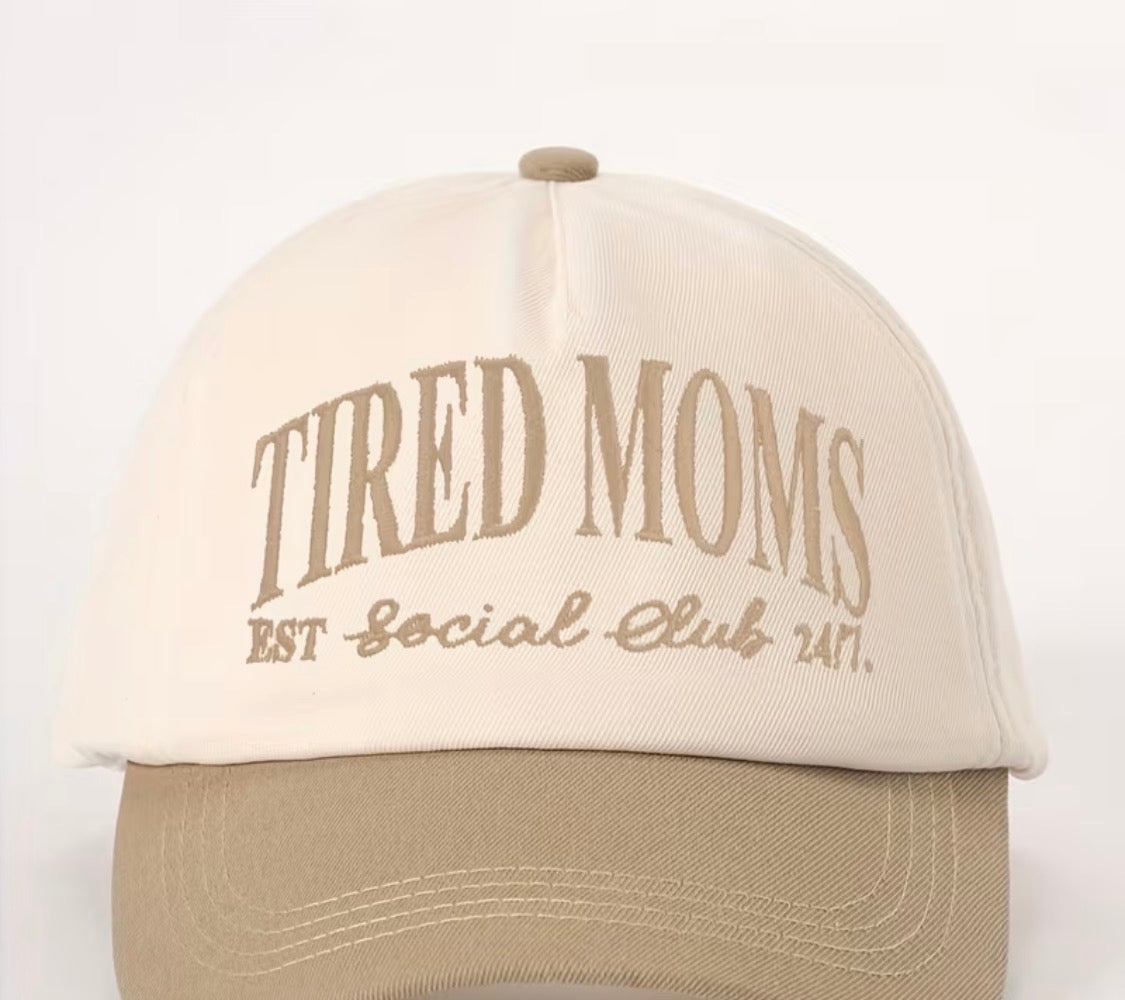 “Tired Moms” trucker hat