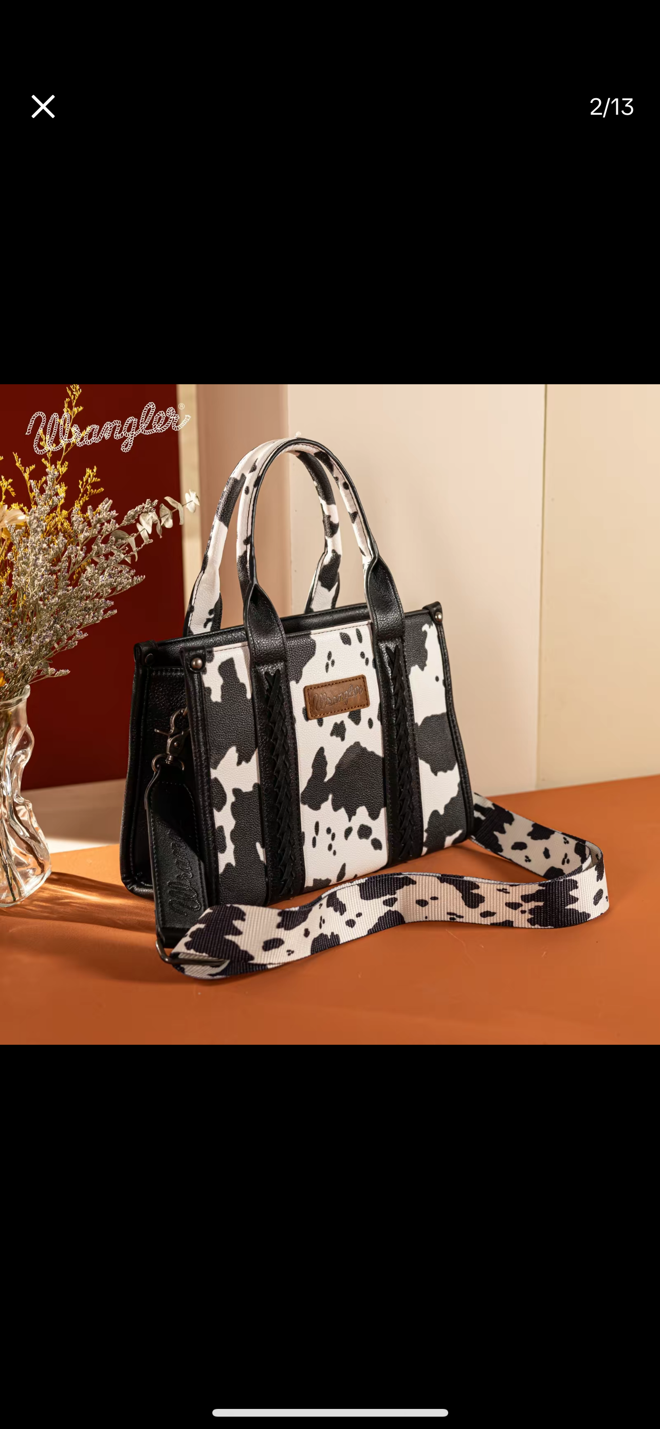 Wrangler handbag cow-print