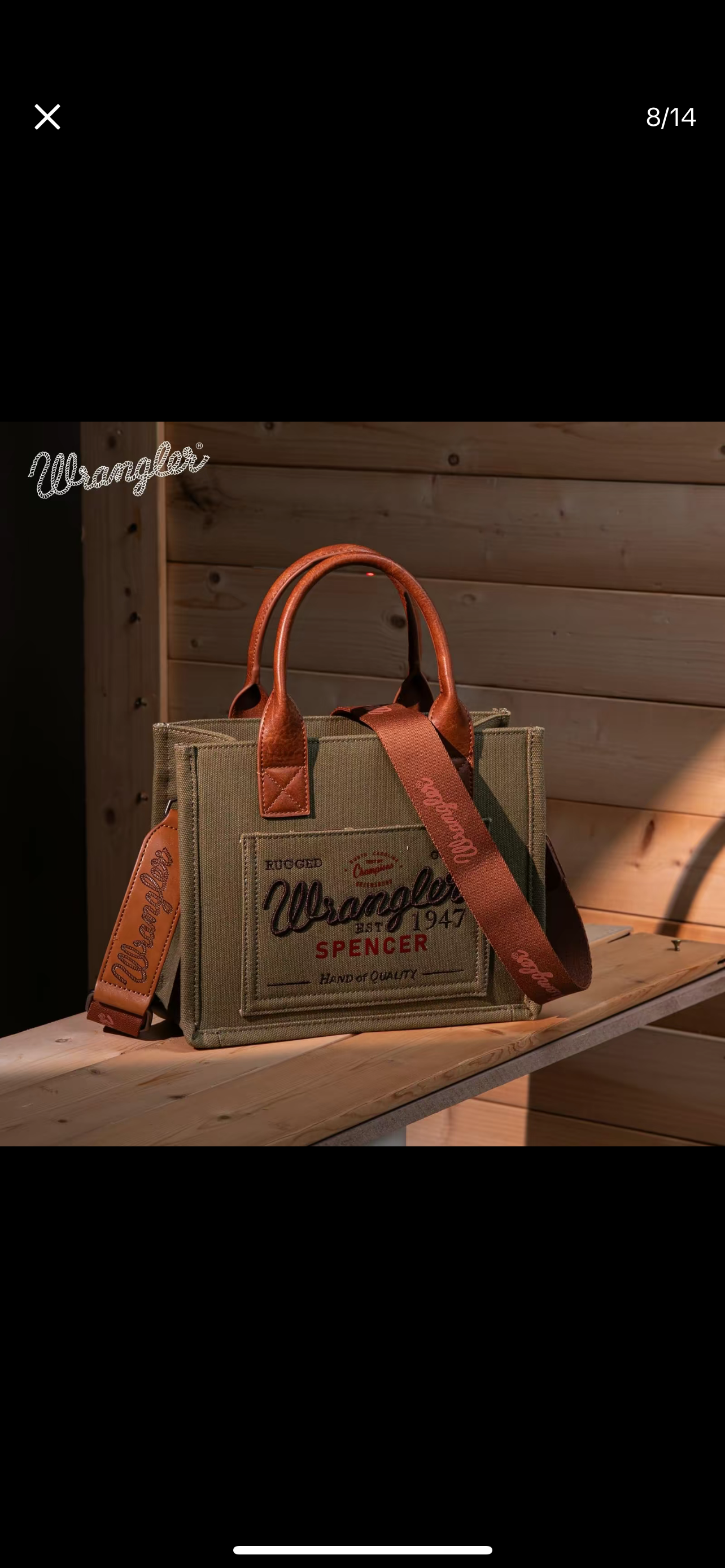 Wrangler canvas handbag