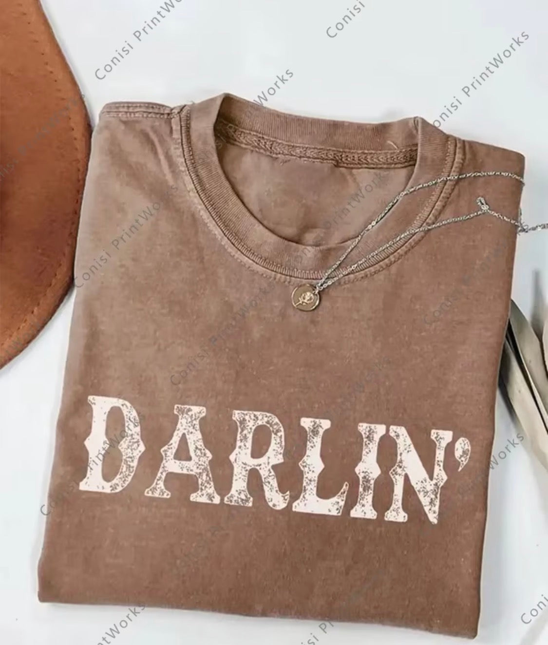 “Darlin’” Vintage-Wash Graphic Tee