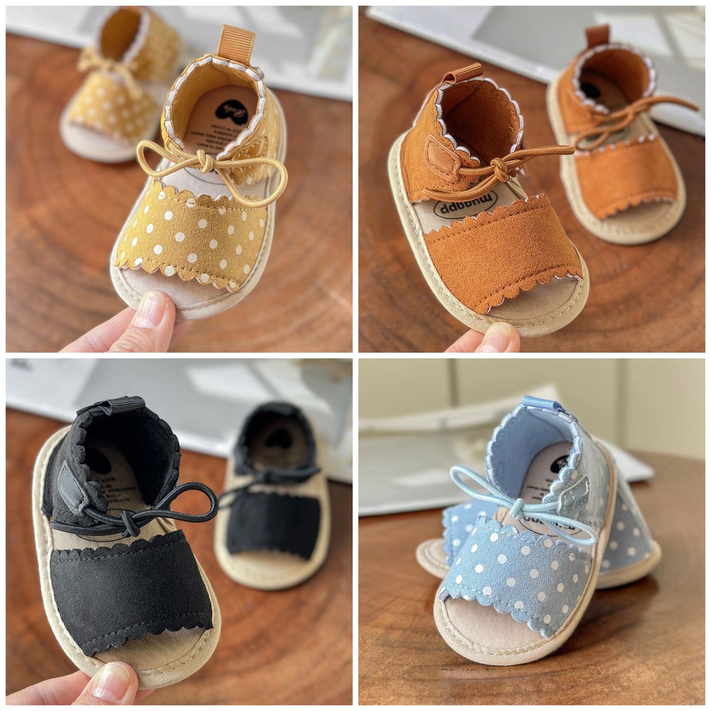 Cute little infant crib shoes