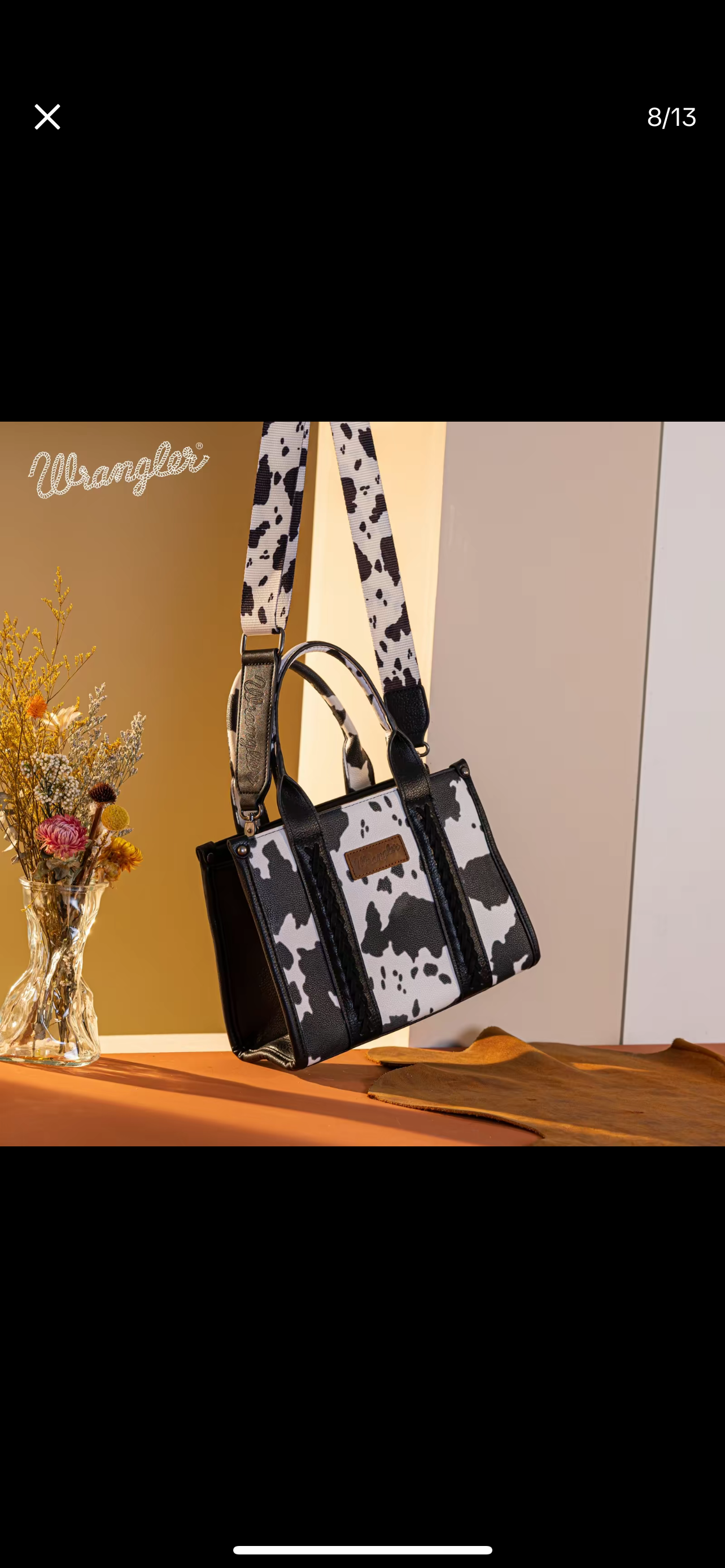 Wrangler handbag cow-print