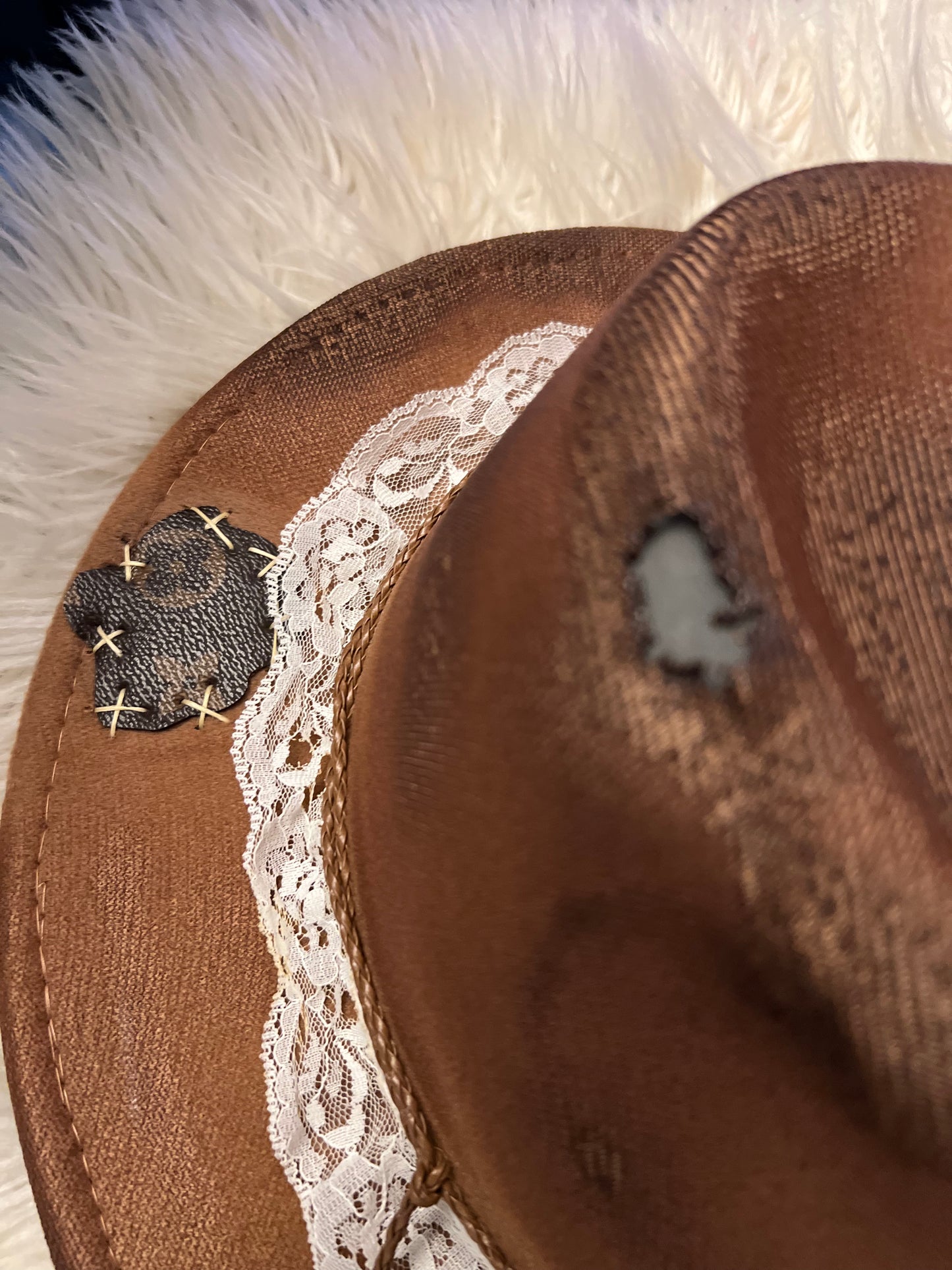 Custom LV cowgirl hat