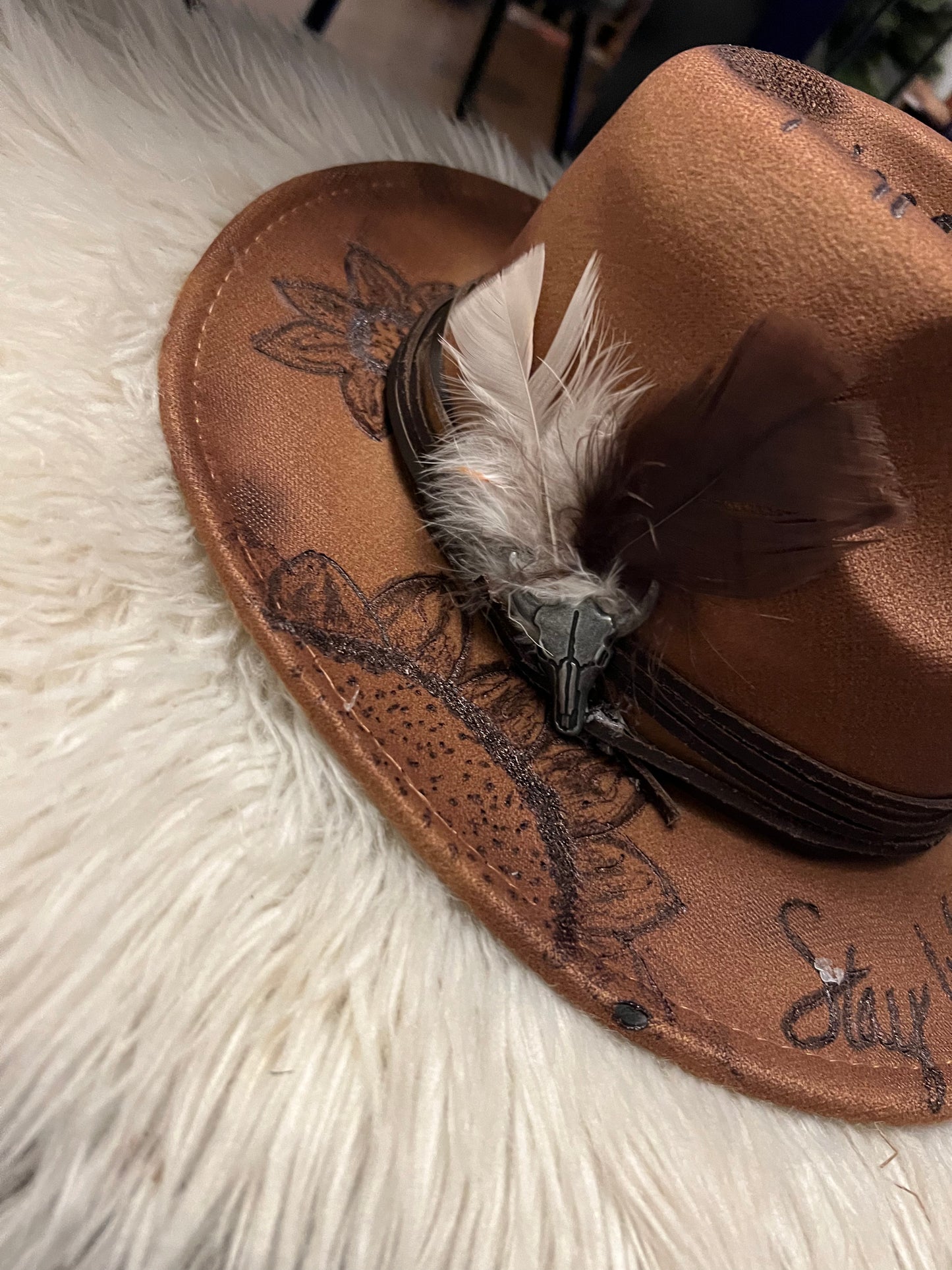 Stay wild cowgirl hat