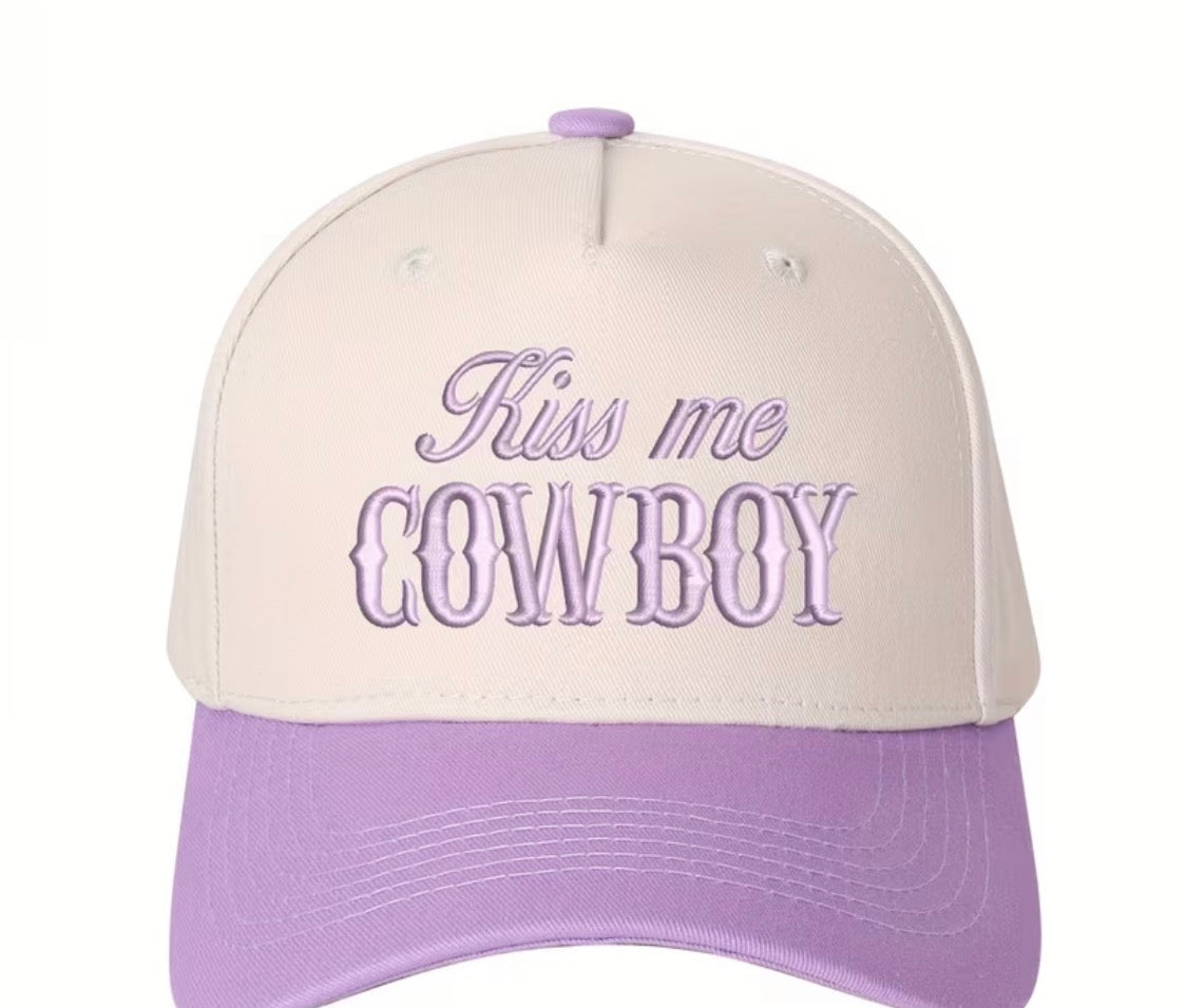 “Kiss me Cowboy” trucker hat