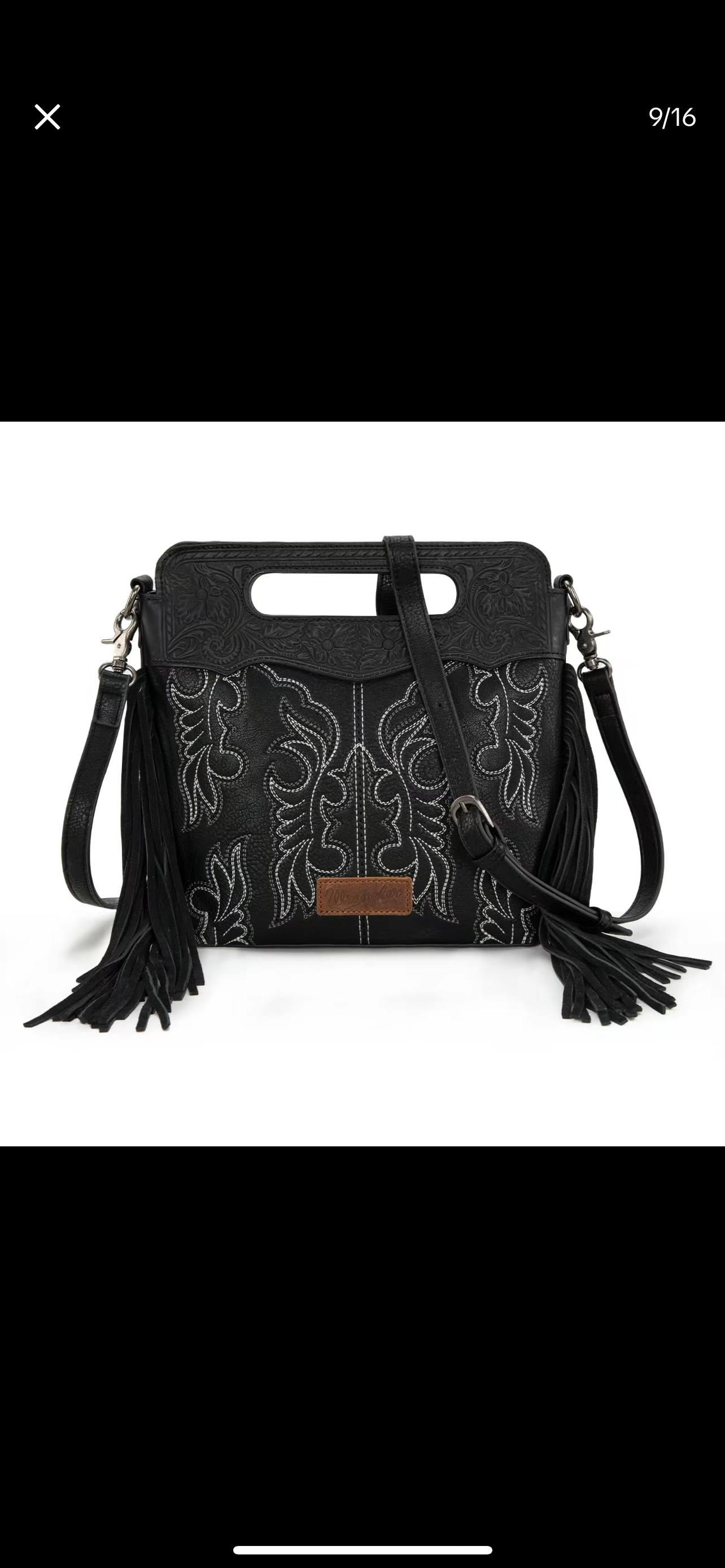 Wrangler fringe carry bag