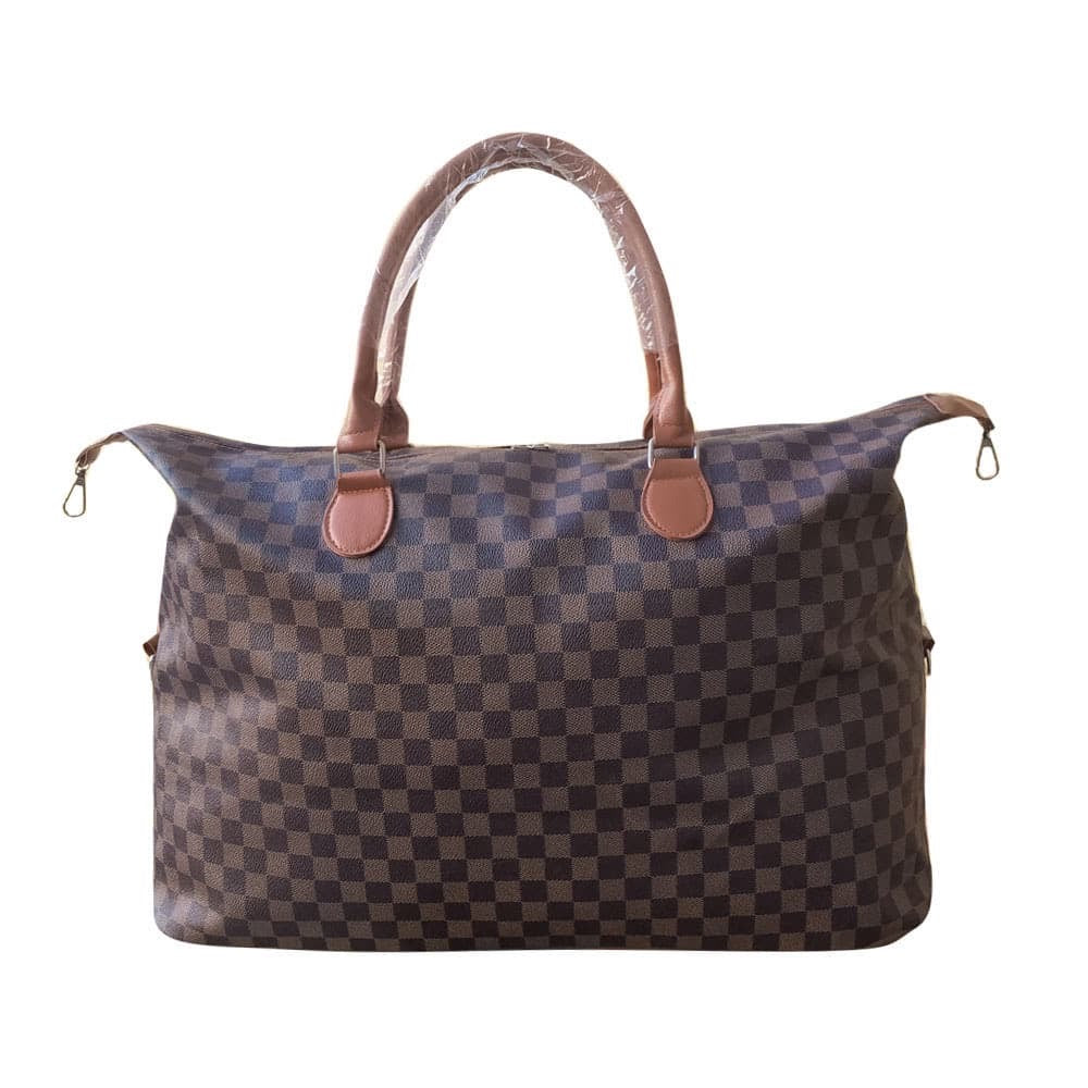 Large lv inspired duffle bag for travel