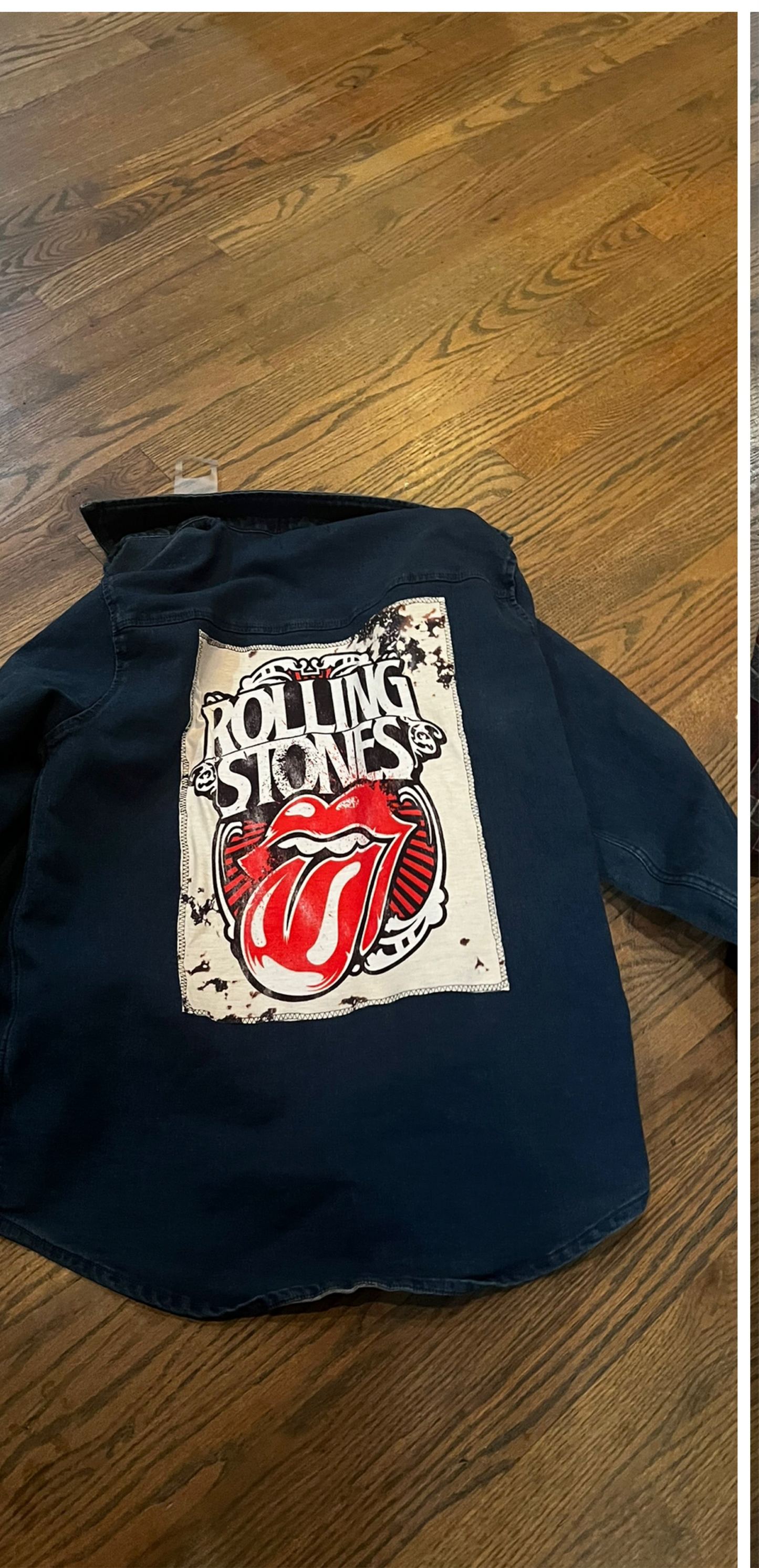 (Rolling Stones) Custom flannel