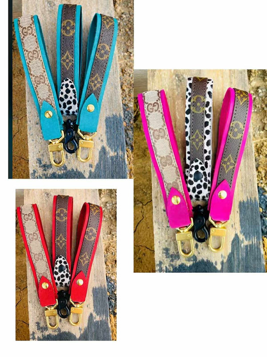fashion wristlet keychains
