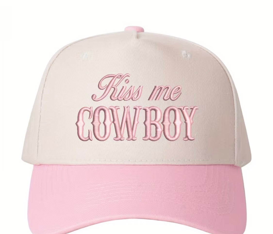 “Kiss me Cowboy” trucker hat
