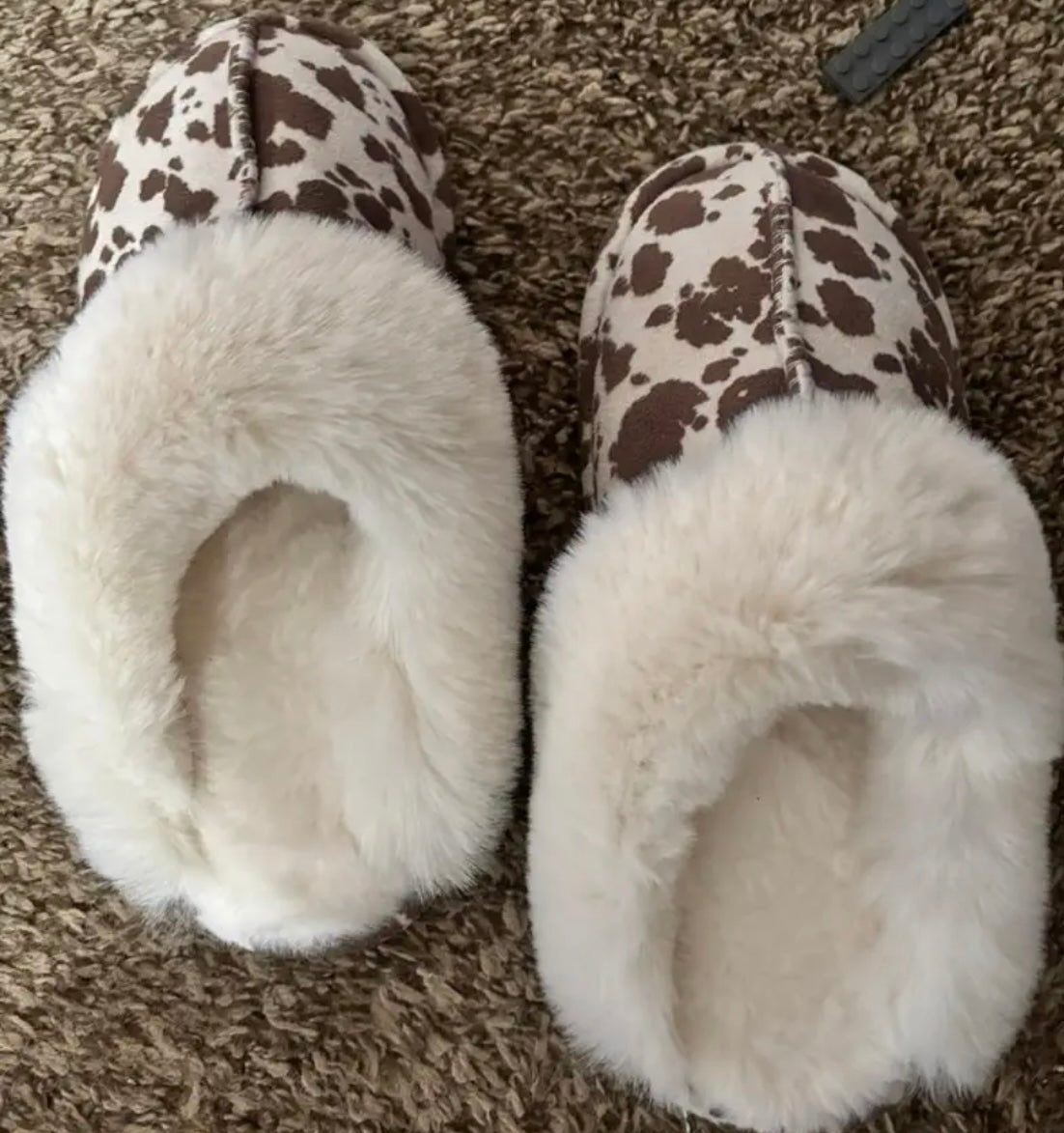 Animal print Plush slippers