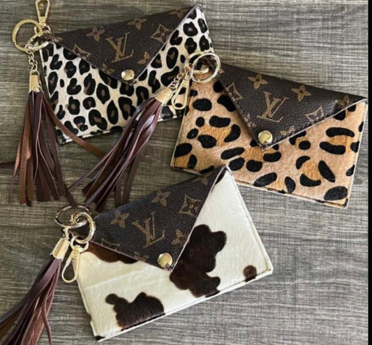 Designer inspired Hide Wristlet Wallet