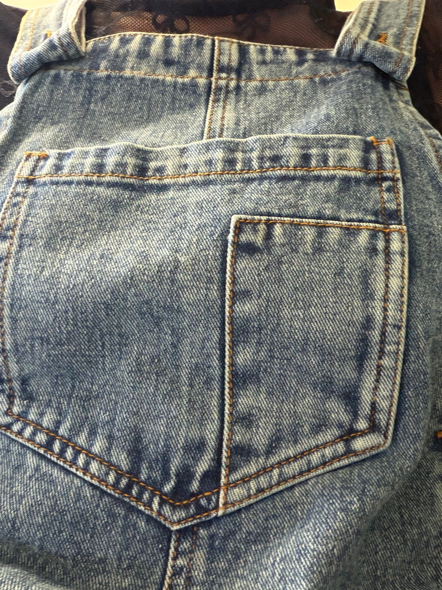 Distressed Wide-Leg Denim Overalls — Effortless Boho Chic